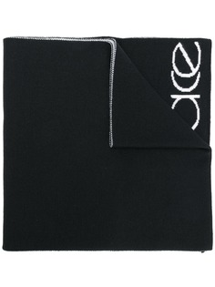 Versace шарф с логотипом вязки интарсия