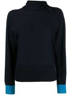 Cédric Charlier джемпер с завязками на воротнике