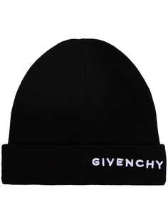 Givenchy шапка бини с вышитым логотипом