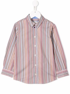Paul Smith Junior полосатая рубашка с длинными рукавами