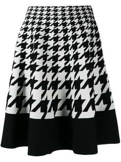 Alexander McQueen пышная юбка в ломаную клетку