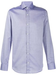 Z Zegna рубашка с узким воротником
