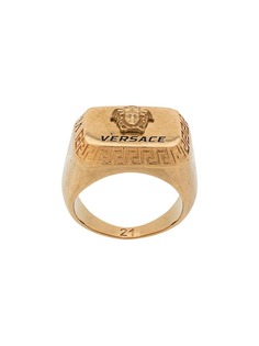Versace кольцо с выгравированным логотипом