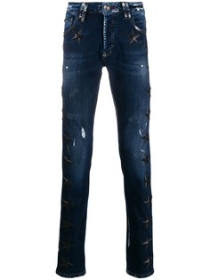 Philipp Plein джинсы 80 Stars прямого кроя