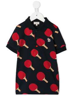 Paul Smith Junior рубашка-поло Ping-Pong Bat