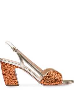 Miu Miu босоножки с блестками