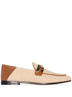Gucci лоферы с отделкой Web и пряжкой Horsebit