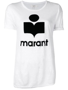 Isabel Marant Étoile футболка с принтом логотипа