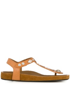 Isabel Marant декорированные сандалии с Т-образным ремешком