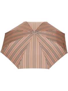 Burberry складной зонт в полоску Icon Stripe