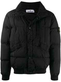 Stone Island пуховик с логотипом