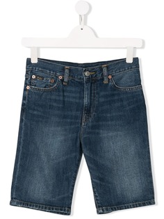 Ralph Lauren Kids облегающие джинсовые шорты