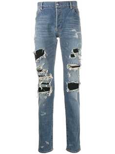 Balmain джинсы кроя слим с прорезями