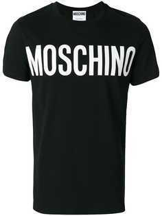 Moschino классическая футболка с логотипом