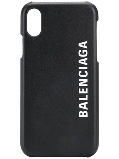 Balenciaga чехол для iPhone XS с логотипом