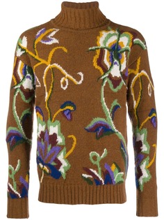 Etro floral embroidered sweater