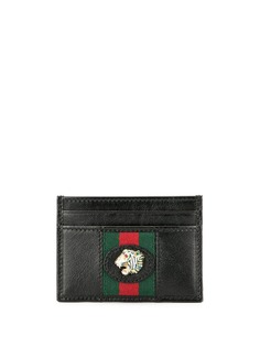 Gucci картхолдер с отделкой Web