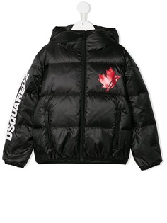 Dsquared2 Kids пуховик с капюшоном