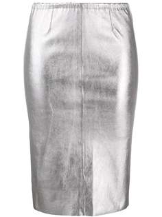 Zadig&Voltaire юбка-карандаш с эффектом металлик