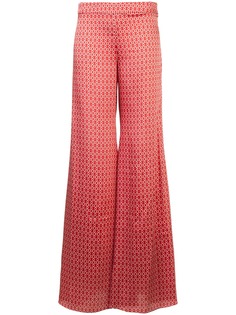 Alexis брюки-палаццо с принтом