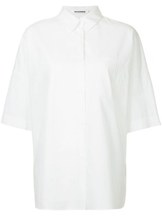 Jil Sander поплиновая рубашка