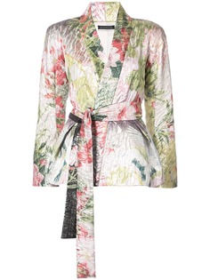 Josie Natori пиджак Birds Of Paradise