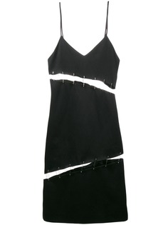 Beau Souci платье на тонких лямках с вырезами и булавками