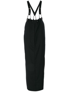 Jean Paul Gaultier Pre-Owned длинная юбка с подтяжками