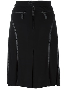 Jean Paul Gaultier Pre-Owned юбка с перфорированными деталями