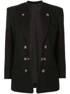 Comme Des Garçons Pre-Owned двубортный структурированный пиджак прямого кроя