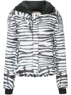 Kru дутая куртка с полосками