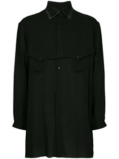 Yohji Yamamoto рубашка с нагрудными карманами