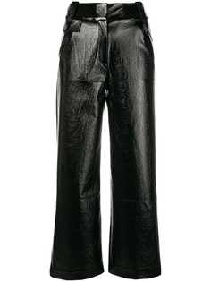 Three Floor high waisted flared trousers