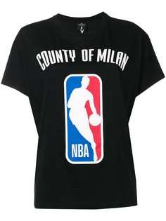 Marcelo Burlon County Of Milan футболка с логотипом NBA