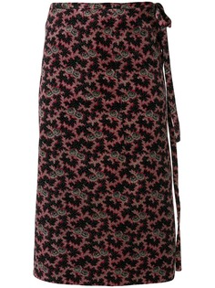 Comme Des Garçons Pre-Owned бархатная юбка с цветочным узором