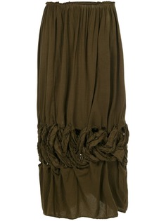 Comme Des Garçons Pre-Owned расклешенная юбка миди