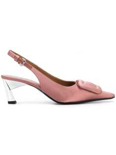 Marni padded tongue pumps