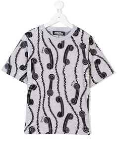 Jeremy Scott Junior phone print T-shirt