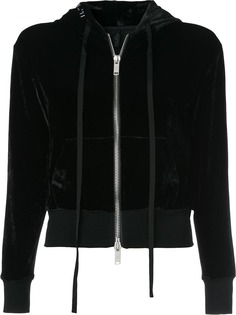 Unravel Project велюровая базовая толстовка на молнии с капюшоном