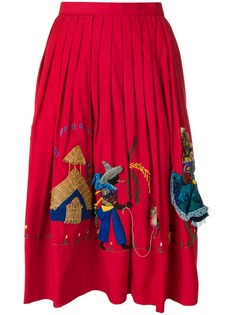 William Vintage юбка с вышивкой гаитян