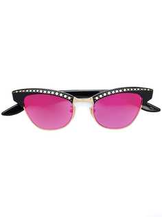 Gucci Eyewear солнцезащитные очки в оправе кошачий глаз