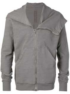 Rick Owens DRKSHDW асимметричная толстовка на молнии с капюшоном