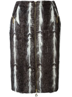 Christian Dior юбка из искусственного меха