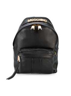 Moschino мини-рюкзак с бляшкой с логотипом
