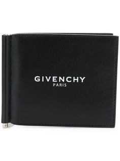 Givenchy кошелек с зажимом для денег и принтом логотипа