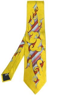 Jean Paul Gaultier Pre-Owned галстук 1990-х годов с узором