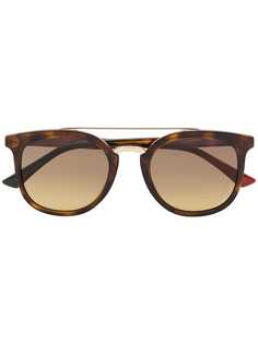 Gucci Eyewear солнцезащитные очки-авиаторы GG0403S-003