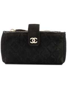 Chanel Pre-Owned стеганая косметичка