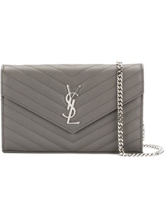 Saint Laurent кошелек Monogram Envelope на цепочке