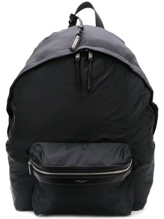 Saint Laurent double top zip backpack